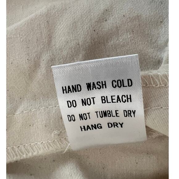 Washed Cotton Jumpsuit in Ecru - Picture 15 of 16